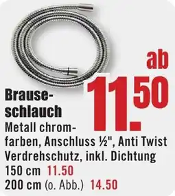 B1 Discount Baumarkt Brauseschlauch Angebot