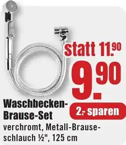 B1 Discount Baumarkt Waschbecken Brause-Set Angebot