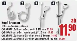 B1 Discount Baumarkt Kopf-Brausen Angebot