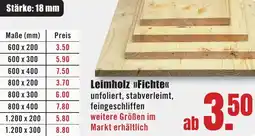 B1 Discount Baumarkt Leimholz Fichte Angebot