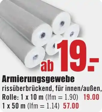 B1 Discount Baumarkt Armierungsgewebe Angebot