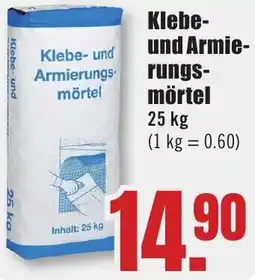 B1 Discount Baumarkt Klebe- und Armierungsmörtel Angebot