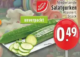 Edeka Gut & Günstig Salatgurken Angebot