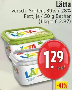 Edeka Lätta Angebot