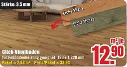 B1 Discount Baumarkt Click-Vinylboden Angebot