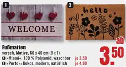 B1 Discount Baumarkt Fußmatten Angebot
