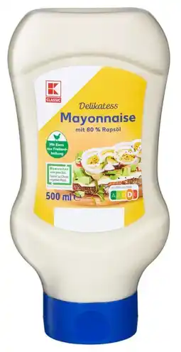 Kaufland K-Classic Delikatess Mayonnaise Angebot