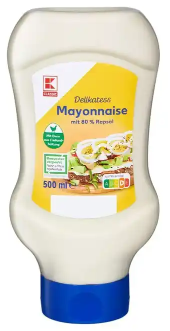 Kaufland K-Classic Delikatess Mayonnaise Angebot
