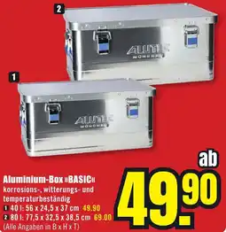 B1 Discount Baumarkt Aluminium-Box BASIC Angebot