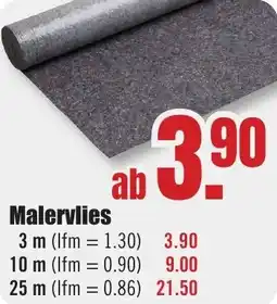 B1 Discount Baumarkt Malervlies Angebot