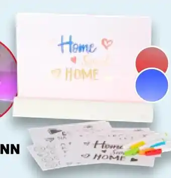 Kaufland Ansmann LED-Dekoration-Zeichentafel Angebot