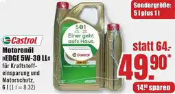 B1 Discount Baumarkt Castrol Motorenöl EDGE 5W-30 LL Angebot