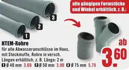 B1 Discount Baumarkt HTEM-Rohre Angebot