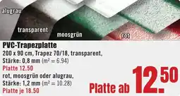 B1 Discount Baumarkt PVC-Trapezplatte Angebot