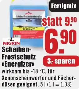 B1 Discount Baumarkt NIGRIN Scheiben Frostschutz Energizer Angebot