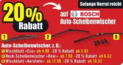 B1 Discount Baumarkt BOSCH Auto-Scheibenwischer Angebot