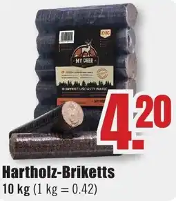 B1 Discount Baumarkt Hartholz-Briketts Angebot