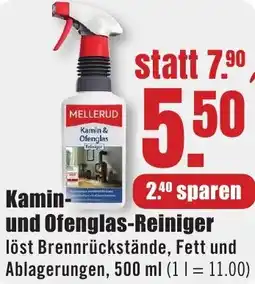 B1 Discount Baumarkt MELLERUD Kamin- und Ofenglas-Reiniger Angebot