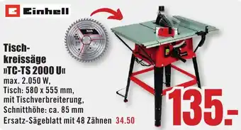 B1 Discount Baumarkt Einhell Tischkreissäge TC-TS 2000 U Angebot