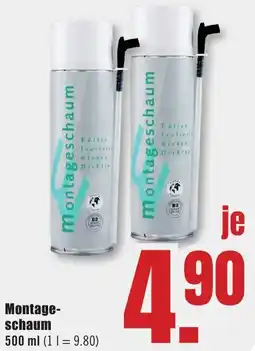 B1 Discount Baumarkt Montageschaum Angebot
