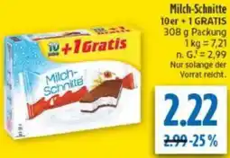 diska Milch-Schnitte 10er +1 GRATIS Angebot