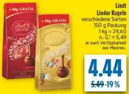 diska Lindt Lindor Kugeln Angebot
