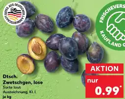 Kaufland Dtsch. Zwetschgen, lose Angebot