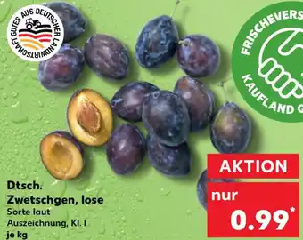 Kaufland Dtsch. Zwetschgen, lose Angebot