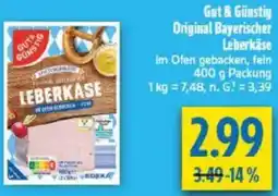 diska Gut & Günstig Original Bayerischer Leberkäse Angebot