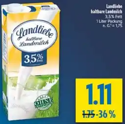 diska Landliebe haltbare Landmilch Angebot