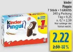 diska kinder Pinguin Angebot