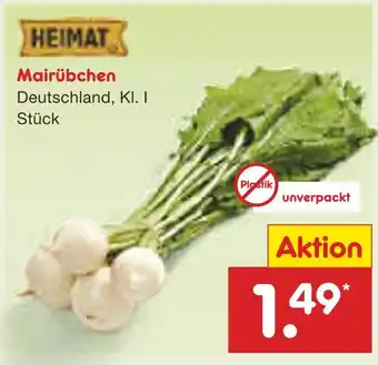 Netto Marken-Discount Heimat mairübchen Angebot