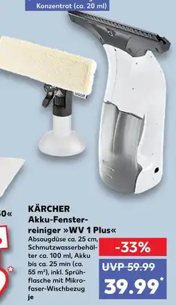 Kaufland Kärcher akku-fensterreiniger wv 1 plus Angebot