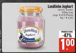 Edeka Landliebe joghurt Angebot
