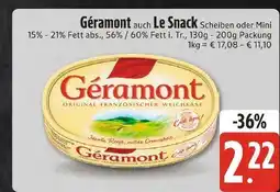 Edeka Géramont le snack scheiben oder mini Angebot