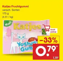 Netto Marken-Discount Katjes fruchtgummi Angebot
