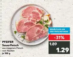 Kaufland Pfeifer sauerfleisch Angebot