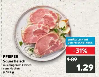 Kaufland Pfeifer sauerfleisch Angebot