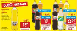 Netto Marken-Discount Fanta fanta, sprite oder mezzo mix Angebot