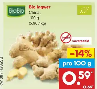 Netto Marken-Discount Biobio bio ingwer Angebot