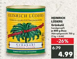 Kaufland Heinrich lüders grünkohl Angebot