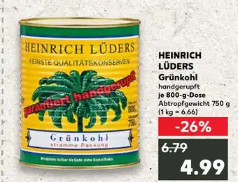 Kaufland Heinrich lüders grünkohl Angebot