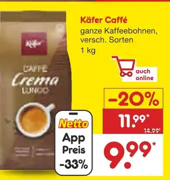 Netto Marken-Discount Käfer caffé Angebot