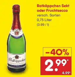 Netto Marken-Discount Rotkäppchen sekt oder fruchtsecco Angebot