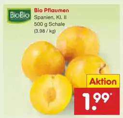 Netto Marken-Discount Biobio bio pflaumen Angebot