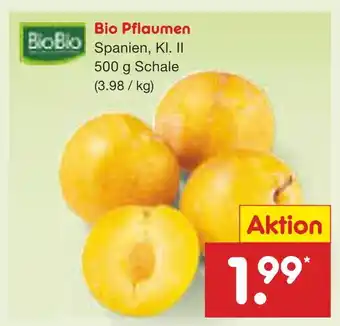 Netto Marken-Discount Biobio bio pflaumen Angebot