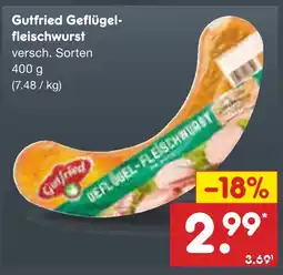 Netto Marken-Discount Gutfried geflügel-fleischwurst Angebot