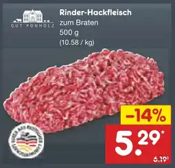 Netto Marken-Discount Gut ponholz rinder-hackfleisch Angebot