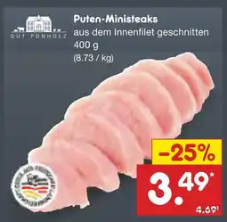 Netto Marken-Discount Gut ponholz puten-ministeaks Angebot