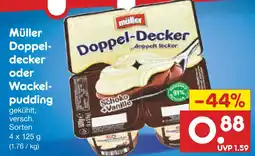 Netto Marken-Discount Müller doppel-decker oder wackelpudding Angebot